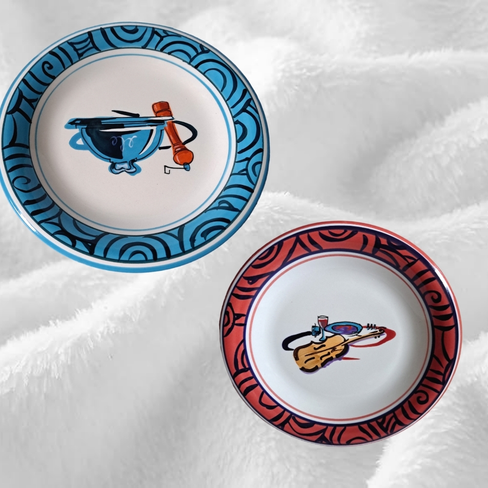 Music Motif Argosy's Designer Plates Limited Edition